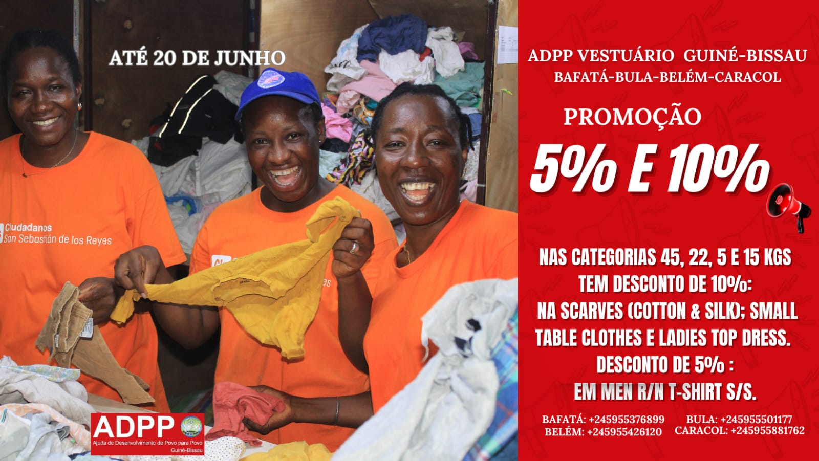 Promoção vestuário