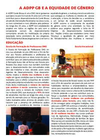 ADPP-GB e a Equidade de Genero em DNS-Bachil e a Escola Vocacional Bissora
